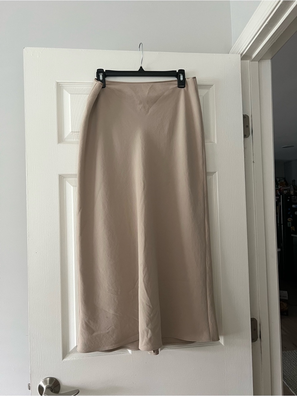 Babaton Beige Midi Skirt
